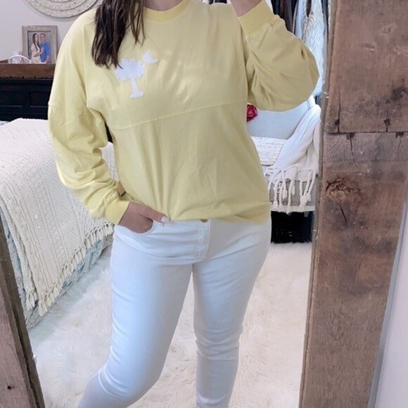 Spirit jersey size small yellow myrtle beach South Carolina top - Picture 2 of 9